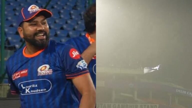 Watch: Rohit Sharma Yells ‘Comeback’ When the Stars caught in Delhi Storm
