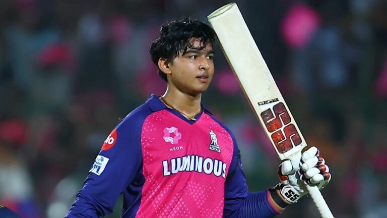VAIBHAV SURYAVANSHI has eyes on India debuting after IPL one hundred in RR vs gt