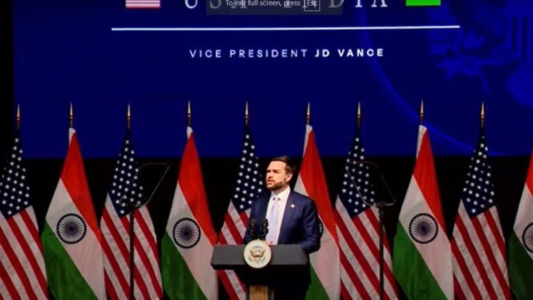 JD Vance India to visit the most important events: US President Trump wants to build a future with India, says Vance in Rajasthan