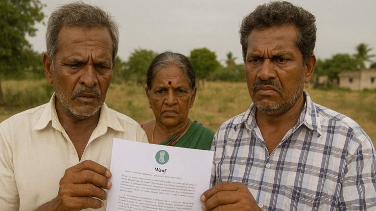 “Pay rent or release”: Villagers Tamil Nadu claims that their country suddenly declared the “waqf” assets with a local mosque | The news today
