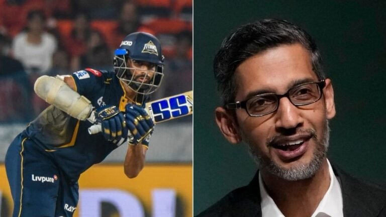 Gujarat Titans responds to General Director of Google Sundar Pichai after Washington IPL Comeback