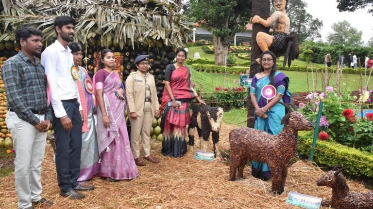 The first planting of the show solemnly in Nilgiris