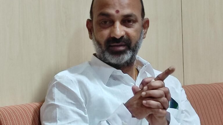 Bandi Sanjay Bats for ESI Hospital in Karimnagar