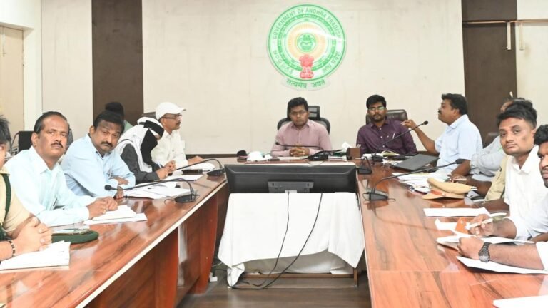 The collector asks officials to submit reports of the main plan of the zone on the environmental zones in the district of Annamayya within a week