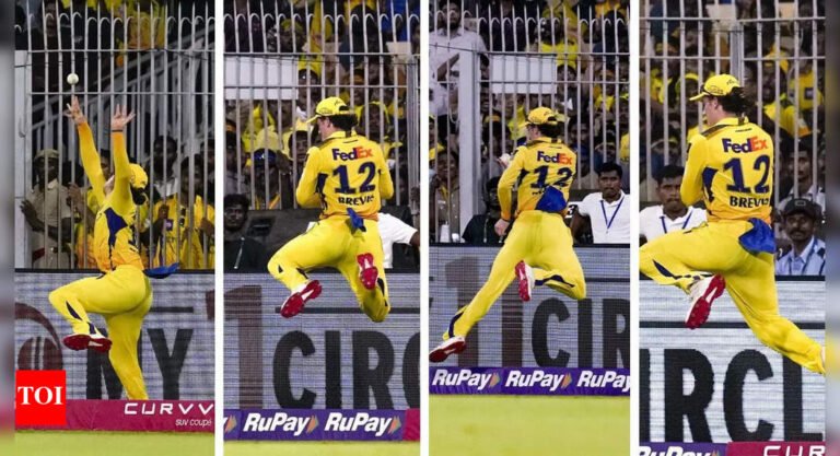 Hop, skip and jump! CSK Dewald Brevis pulls stunners in three attempts Cricket news – Tech Word News