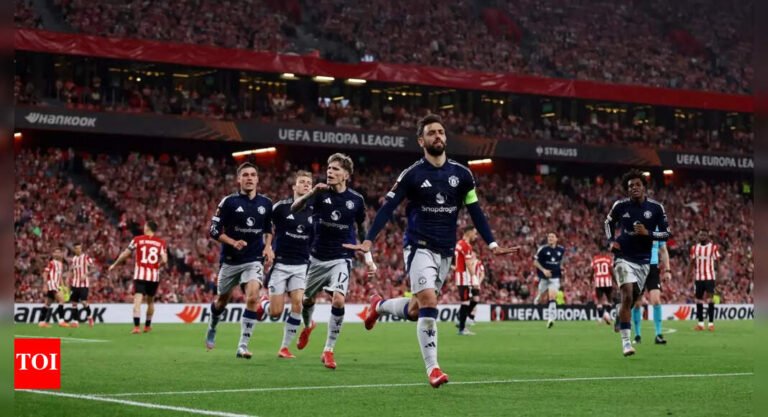 Europa League: Manchester United is dominated by Athletic Bilbao to take 3-0 semifinals of the first foot | Football News – Tech Word News