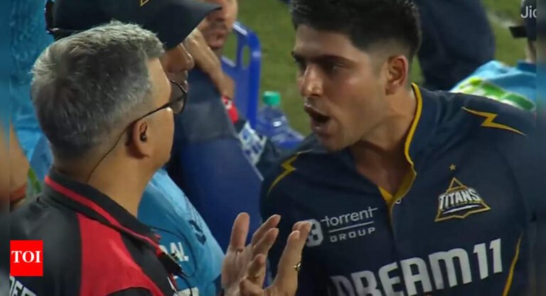 Gloves or ball? Heated SHUBMANA GILL exchange with referee after controversial running Cricket news – Tech Word News