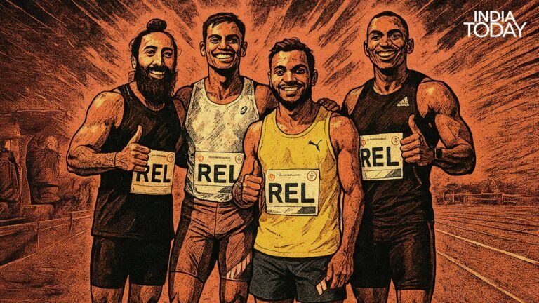 Indian male relay team sets a new national record of 38.69 s at 2025 Relay Classic in Chandigarh – India today