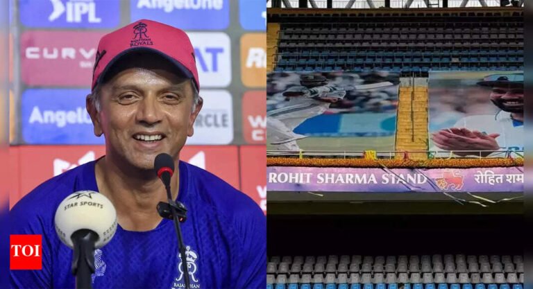 “You hit so many six, they had to name the stand!”: Rahul Dravid’s funny homage to Rohit Sharm after WankHhede Honor | Cricket news – Tech Word News
