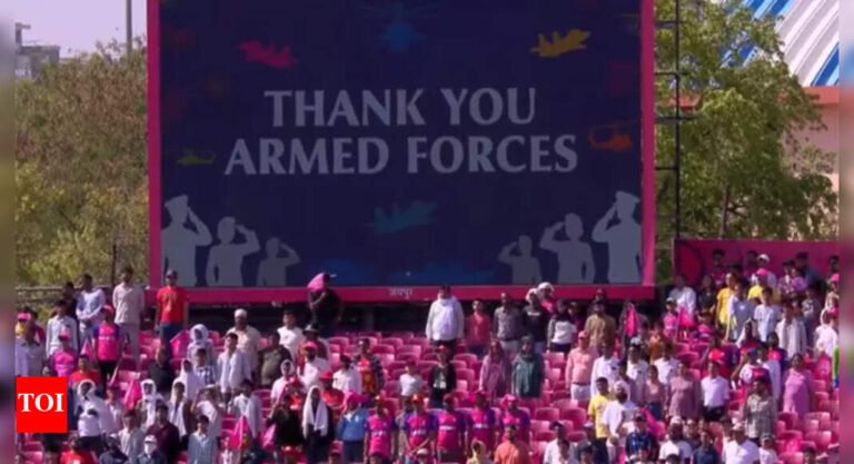“Thank you”: Emotional Homage of Armed Forces Marks IPL 2025 Refreshing in Jaipur – Watch | Cricket news – Tech Word News