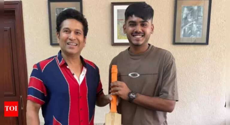 “Play your game, be yourself”: Ayush Mhatre reveals Sachin Tendulkar’s advice during a dream meeting | Cricket messages – Times of India