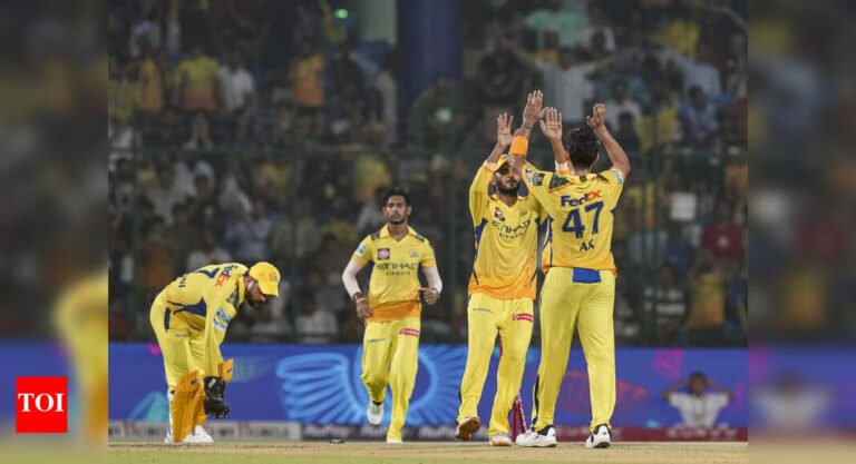 CSK equal to the embarrassing IPL recording with a loss against RR | Cricket messages – Times of India