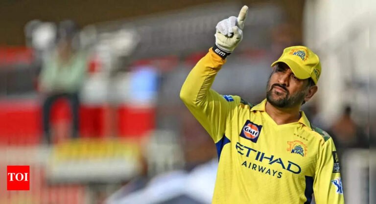 “I’m not saying I will come back”: MS Dhoni will drop the main help for retirement after the end of CSK Cricket messages – Times of India