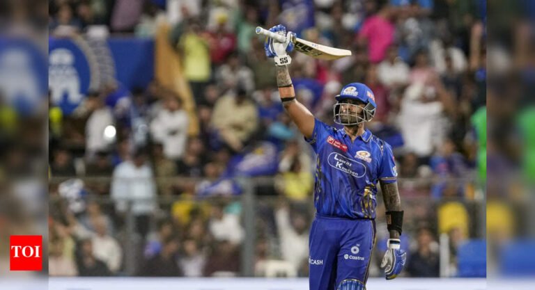 IPL 2025: Suryakumar Yadav breaks Sachin tendulkar record | Cricket messages – Times of India