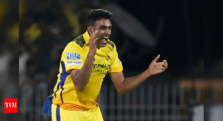 “I sit in a corner and crying and ashwin opens after the worst destination IPL CSK | cricket news – Times of India