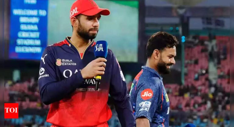 Throw a drama! Captain RCB will pass the wrong team sheet, makes a bizarre mistake in LSG Clash | Cricket messages – Times of India