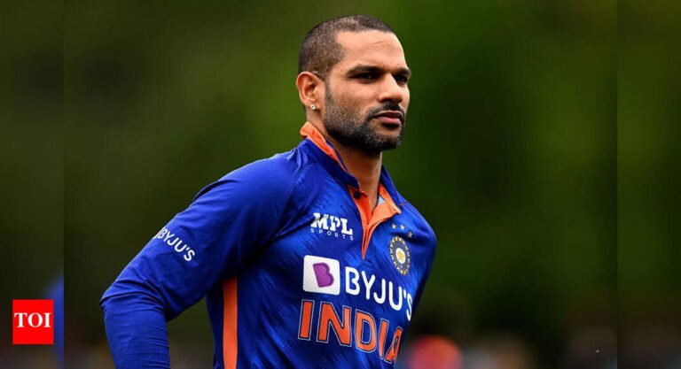 Shikhar Dhawan shares the sincere advice for the son of Zoravar in the middle of the divorce calls | Cricket messages – Times of India