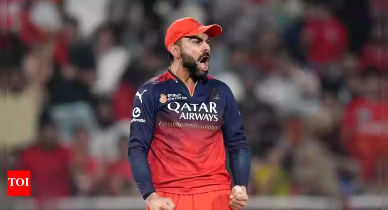 Virat Kohli explodes to celebrate when Shreyas Iyer goes cheaply | Cricket messages – Times of India