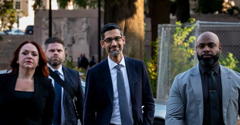 Google’s boss says a break -up would take root