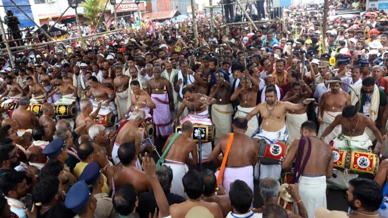 Thrissur Pooram explodes in percussive glory