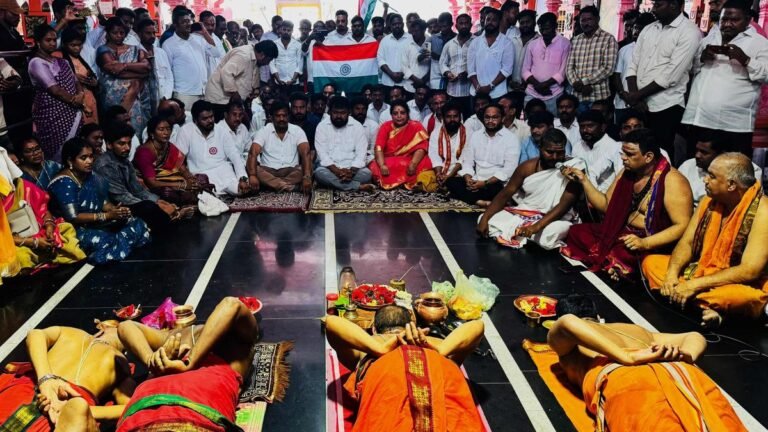 JSP leaders offer prayers to the god of the sun, praise armed forces success