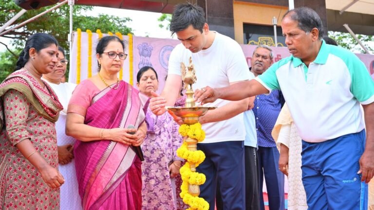 Yoga exercise daily is vital to physical and mental health, says the collector of the Chittoor District district