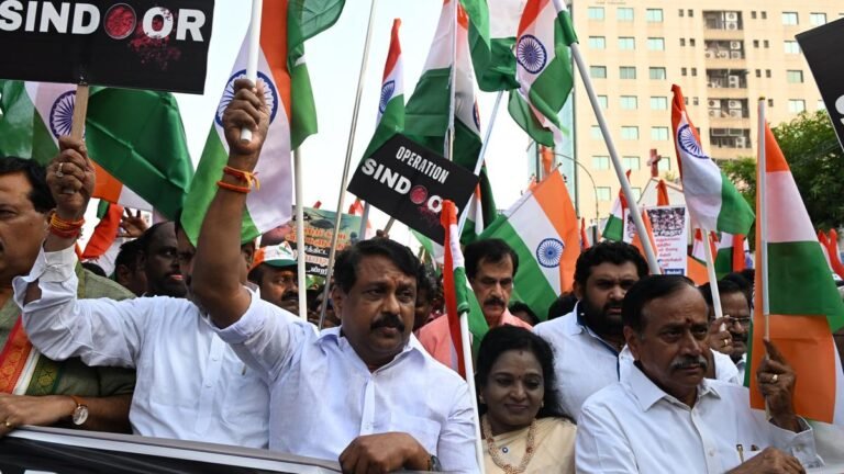 TN BJP pulls out the tricolorial rally that controls the “Sindoor Operations”