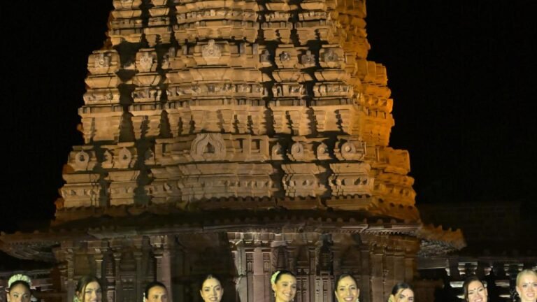 Miss World 2025 Contestants Serenade around Ramapp’s Temple in Saris