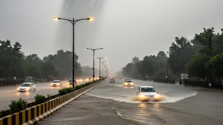 Can rainfall in Delhi break records as heavy liquidation eyelashes City | The news today