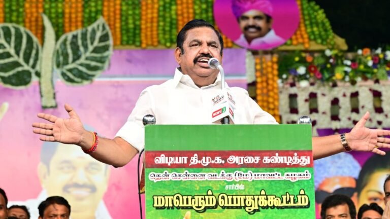 AIADMK-BJP Alliance left the frustrated stain: Edapppads K. Palaniswami