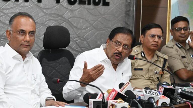 Anti-Community Working Group for Municipal Crime solving: Karnataka Minister of Interior Parameshware