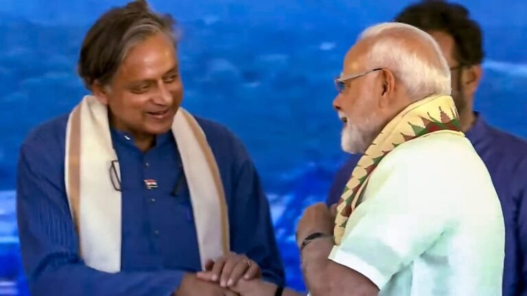 At Vishinjam Seaport, PM Modi Jibes India Bloc over the presence of Shashi Tharoor – “Sleepless Nights to Much” | The news today