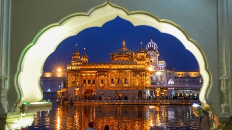 As the Indian air defense system was saved by the Golden Temple of Amritsar from Pakistani missile The news today