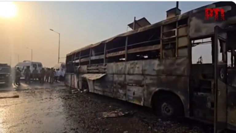 Messages Uttar Pradesh: Five Dead When the Bus ignites Kisan Path in Lucknow | The news today