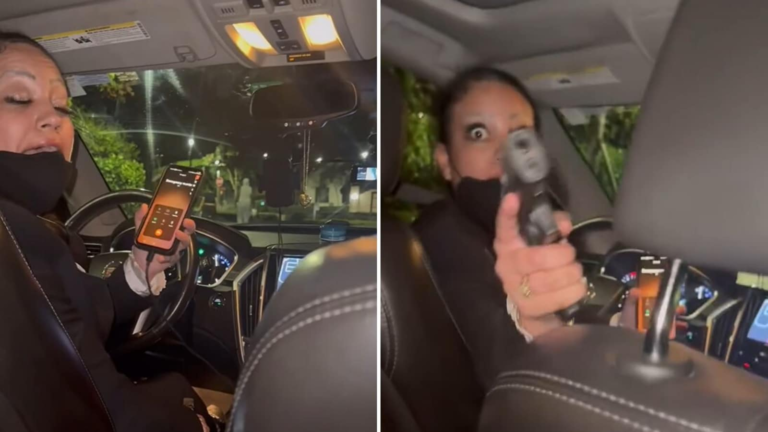 Viral Video: Uber Driver Bids Points Gun on passengers, asks them to “get out”; probe on | Watch | The news today