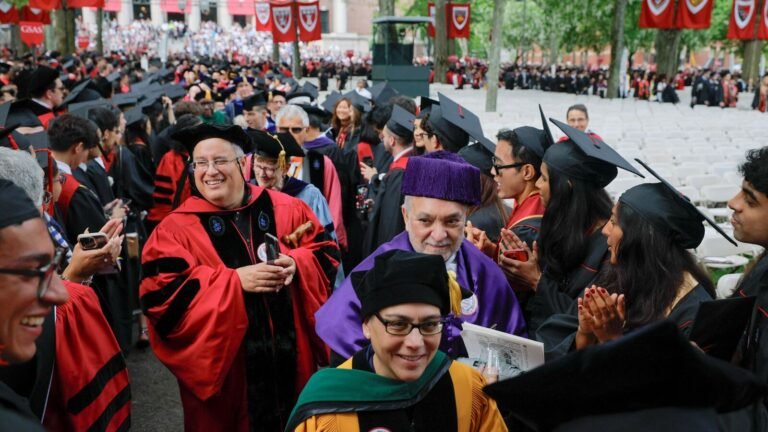 Harvard is holding 374. The day of graduation under the Trump cloud The news today