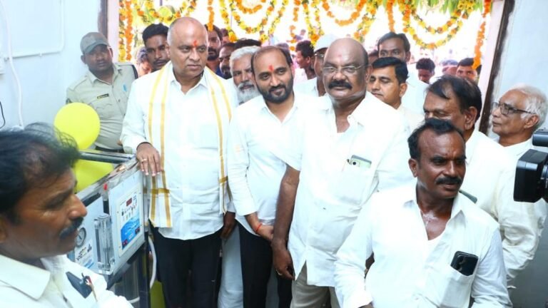 Five drinking water plants were opened in the Udayagiri constituency
