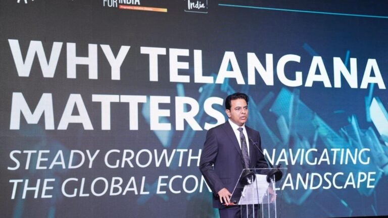 KTR will introduce the growth of telangans during the BRS rule in London