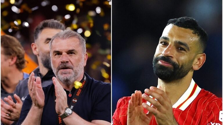 Muhammad Salah takes dug in Manchester United by praising postcoglou’s Europa victory