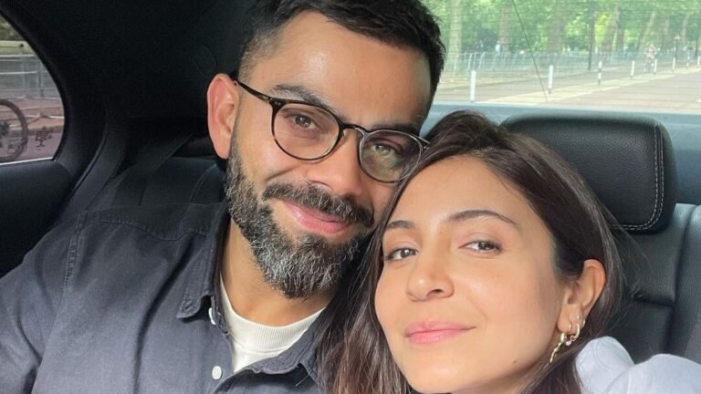 Virat Kohli comes to Vrindavan with his wife Anushka the day after testing retirement