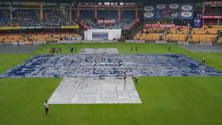RCB VS CSK, IPL 2025, Bengaluru Weather Live Update: Rain Set to influence the match in Chinnaswamy