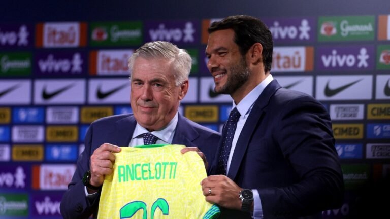 Carlo Ancelotti reveals the reason behind Neymar, Rodrygo Snub from the first Brazil Squad