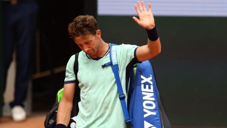 FRENCH OPEN: Injured Casper ruud from Nuno Borges will be discarded in the 2nd round of shock