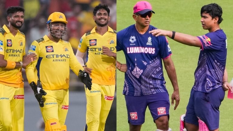CSK vs rr, iPL 2025 Live score: Chennai, Rajasthan Lock Horns to avoid wooden spoon