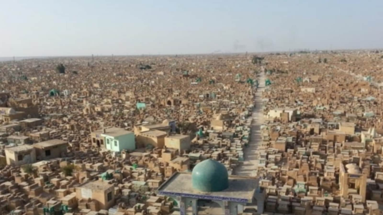 Wadi Al-Salam: The largest cemetery in the world that looks like a living city Video | The news today