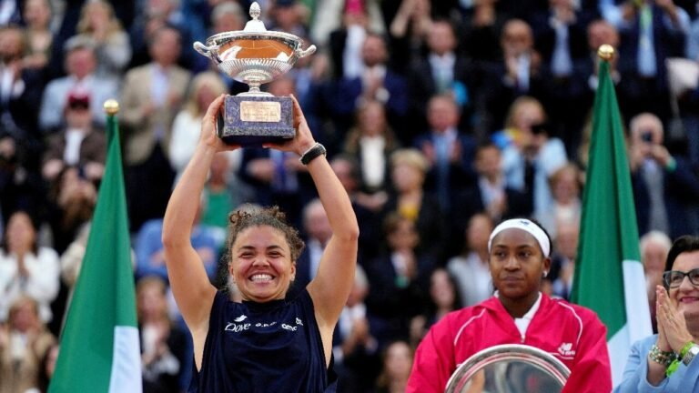 Jasmine Paolini beats Coco Gauff to end 40 years of waiting for the winner of the domestic Italian open