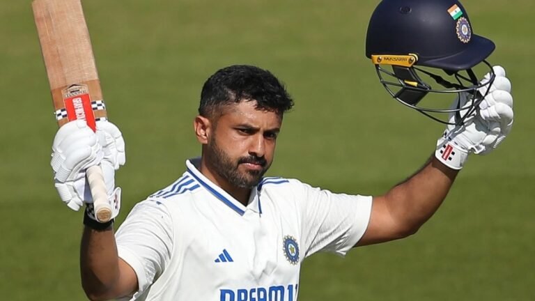 Karun Nair 186 does not cure on the dominant launch show India and vs England Lions