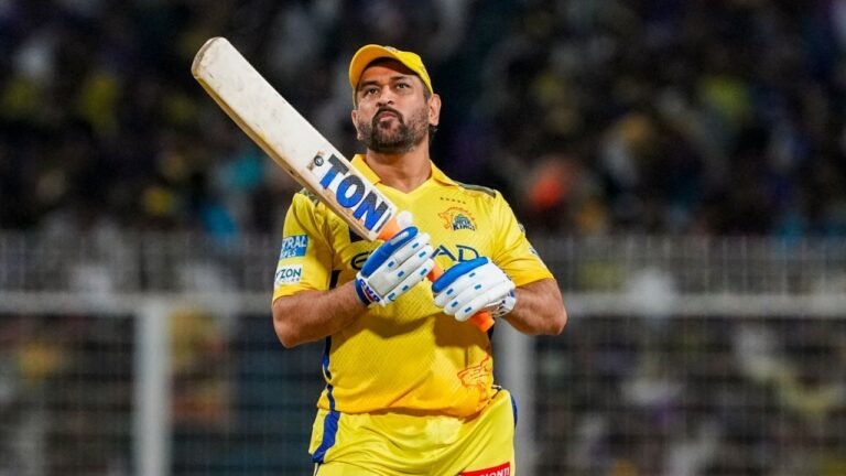 CSK vs rr: MS Dhoni is coming to a large hexagonal memory when CSK looks at the rescue Pride