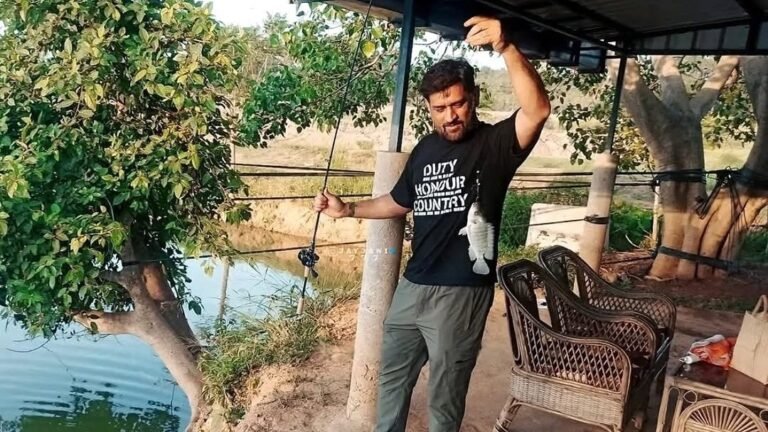 IPL 2025: MS Dhoni back in Ranchi, has after the unsatisfactory season CSK fishing