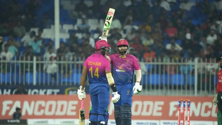 Uae Chase Record 206 in Sharjahu, beat Bangladesh in cricket T20i for the first time